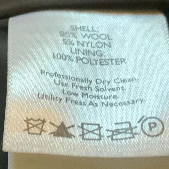 Eddie Bauer Wool Blazer Button Front Pockets Women's Size 12 Line Suit Jacket - Picture 10 of 10